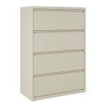 1179 Archivero 4 Gavetas Horizontal Hirsh 91 cms