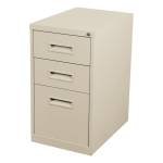 198 Archivero Movil Hirsh BBF con 2 Cajones y Gaveta Para Archivos Jaladera Embutida