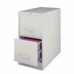 531 HI03 Archivero Metalico Vertical Tamaño Carta 2 Gavetas Gris