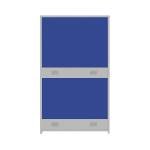 657 Mampara de Piso Privatt marco aluminio 16075