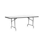 746 Mesa plegable rectangular de fibra de vidrio de 76 x 244 cm 1