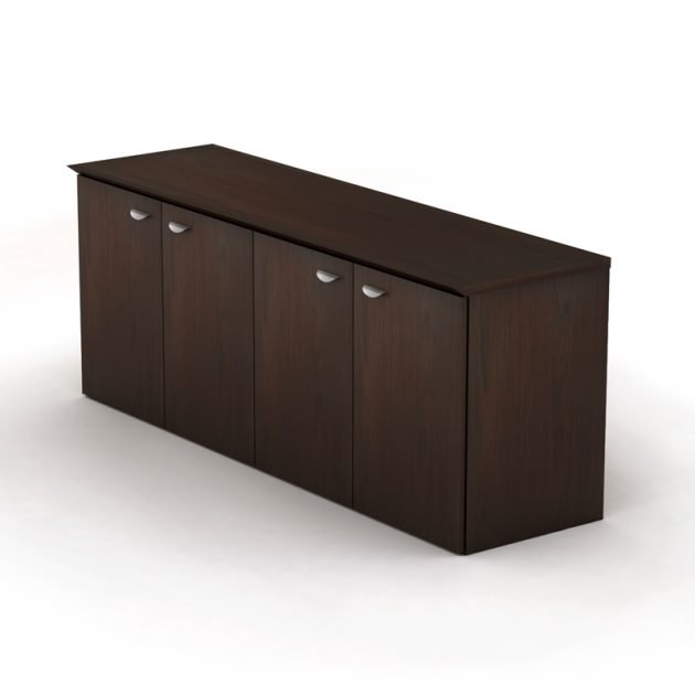Credenza Filo 4 puertas rectangular 1.82×50×75 chapa walnut