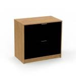 M021 Archivero Horizontal Fijo con 2 gavetas