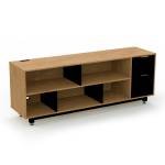 M070 Credenza Baja con Papelera y Archivo 180 x 67.5 cm Derecho