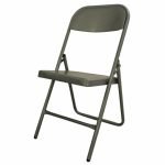 364 Silla visita plegable 1800 metalica gris