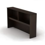 761 Librero Sobre Credenza Filo sin Puertas 181x35x105 Chapa Walnut