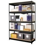 938 Estante Met√°lico Rivet de 5 Repisas de Madera 17313 4