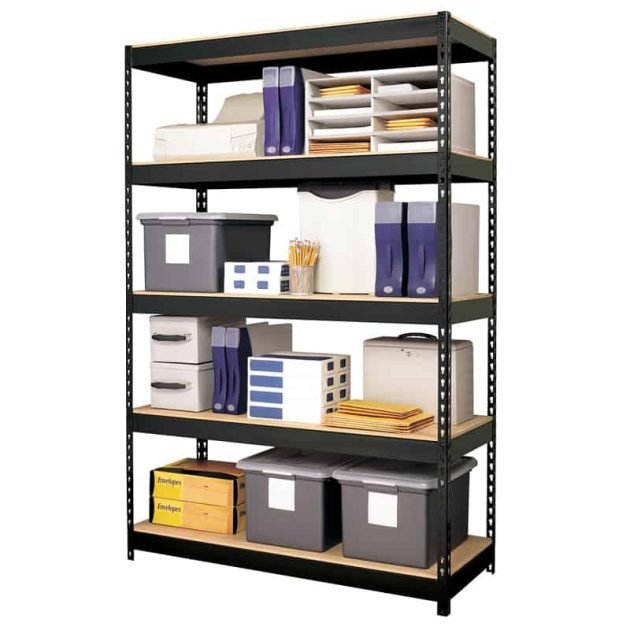 Estante metálico Rivet de 5 Repisas de Madera 173135,135