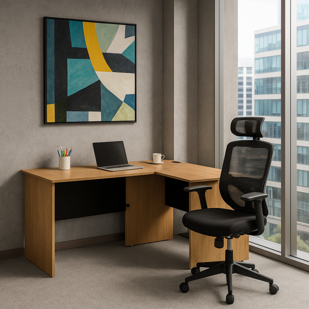 Escritorio en L 150 x 150 cm