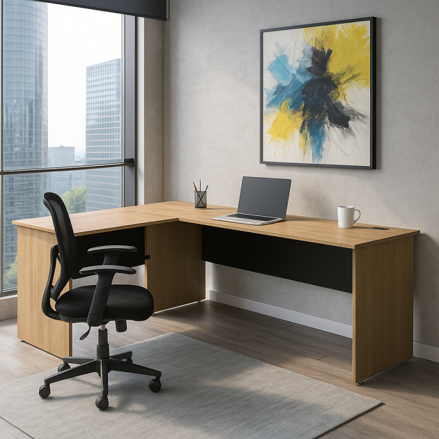 Escritorio en L 150 x 180 cm