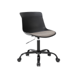 1006 SILLA OPERATIVA EAMES ACOLCHONADA NEGRO