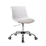 1007 Silla Operativa Eames Acolchonada Blanco