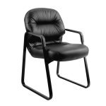 30 Silla Visita con Brazos Pillow soft 2093 Piel