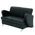 509 Sofa 2 Plazas Alce Piel Negro