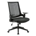 832 Silla Operativa H2 Mesh y Tela Negra