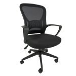 921 Silla Operativa E104 Mesh y tela Color Negro 1