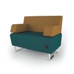 982 Sillon Recto Attesa Con Respaldo y Decansabrazos Doble Con Conexion